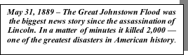 The  Great Johnstown Flood