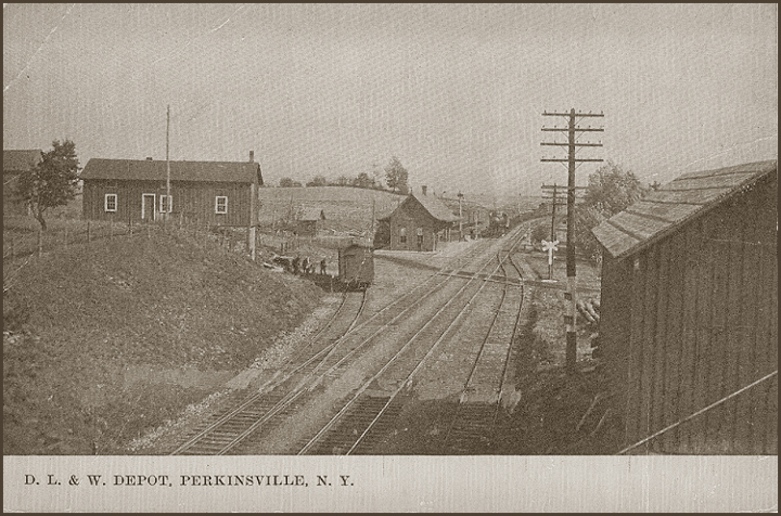 Perkinsville Railroad Depot, NY