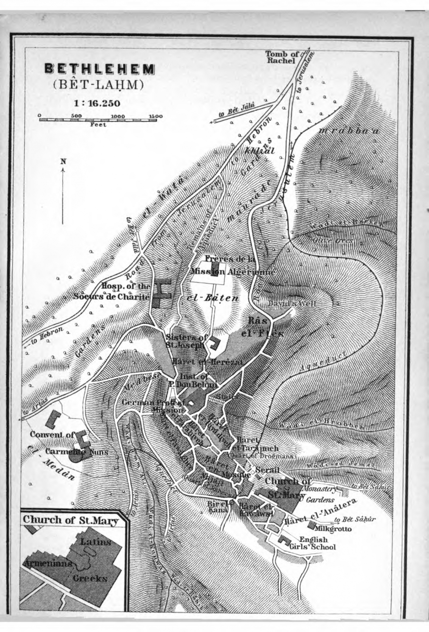 Map of Bethlehem