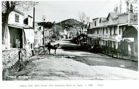 Angels camp Main Street 1900