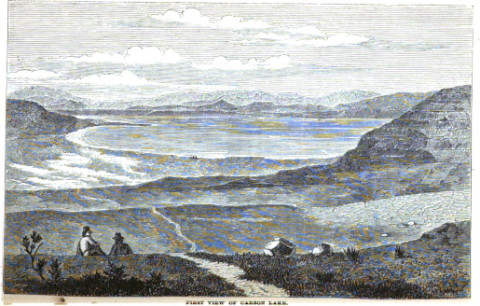 Carson Sink from Simpson's Pass