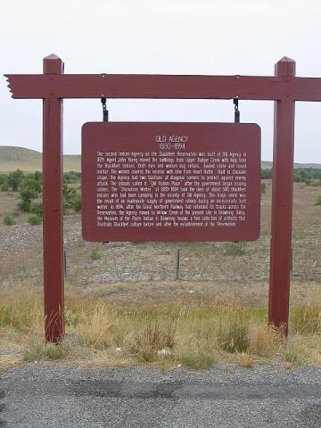 Old Agency Landmark Marker