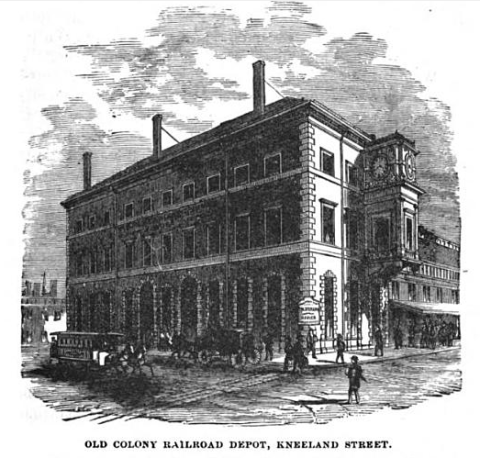 Old Colony Railway Station, Kneeland St, Boston