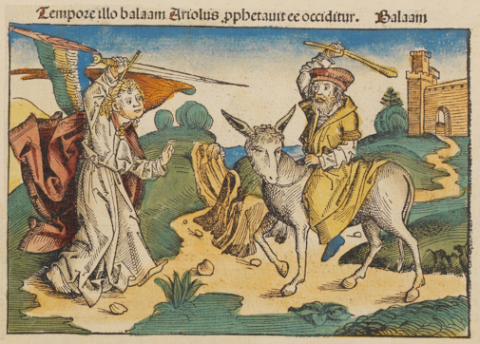 By Michel Wolgemut, Wilhelm Pleydenwurff - Bil'am et l'Ange, Public Domain, https://commons.wikimedia.org/w/index.php?curid=1067180