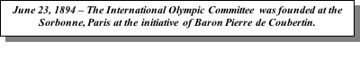 International Olympic Committee