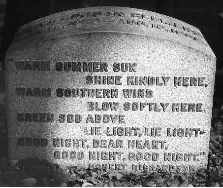 Susie's Tombstone