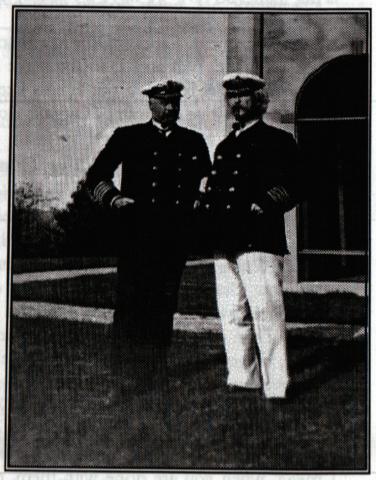Commodore Dow with Twain