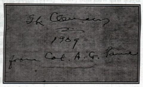Inscription in The Navigator