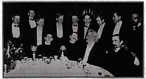 Gorky at A Club Dinner