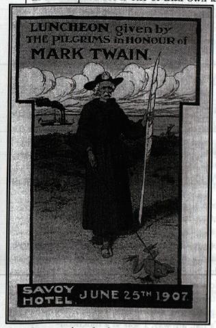 The Pilgrims in Honour of Mark Twain