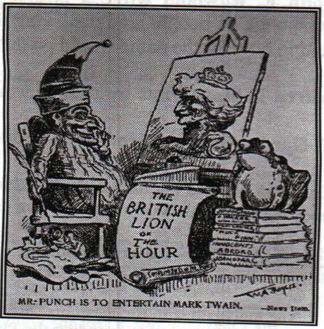Mr.Punch to Entertain Mark Twain