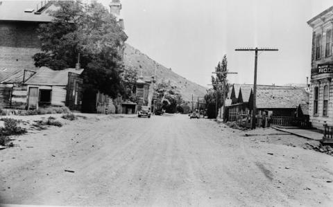 North on B Street, Virginia City