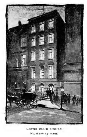 Lotos Clup House, 1870