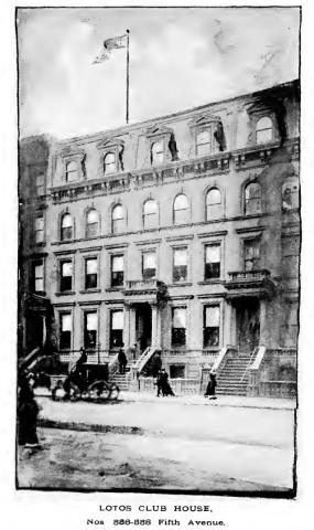 Lotos Club, 1892